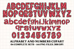 Mother's Day Alphabet clipart, mother’s day letters doodle Product Image 3