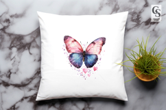 Butterfly Heart Clipart Sublimation PNG Product Image 3