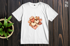 Vintage Heart Cluster Cute Clipart Sublimation PNG Product Image 3