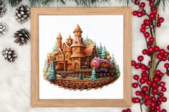 Watercolor Santa Claus Sublimation Clipart, Santa PNG Product Image 3