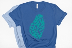 Saint Vincent word art in Island Shape SVG Cut File Product Image 4