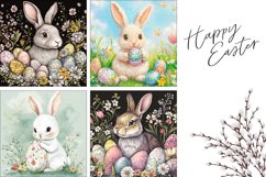 Easter Pillowcase, Easter Eggs Pillow Designs, Easter PNG Product Image 3
