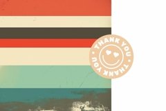 Retro Stripes Backgrounds, Abstract Digital Papers Product Image 3