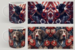 4th Of July | 3D Dog American Patriotic Mug Wrap Product Image 5