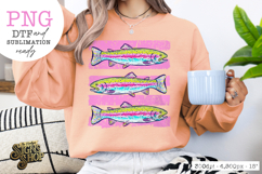Trout PNG | Summer Lake Fish Shirt Design Product Image 5