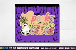 Halloween Tumbler Wrap, Halloween Tumbler SVG, Halloween SVG Product Image 3