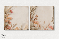 Autumn flowers digital paper Product Image 3