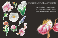 Hand Painted Floral Printable Collection | PNG &amp; PDF Product Image 4