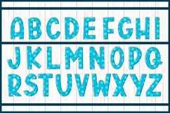 8 Winter Alphabets Bundle, Decorative ABC Sublimation Files Product Image 5