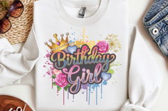 Birthday girl PNG, Birthday Sublimation PNG Product Image 3