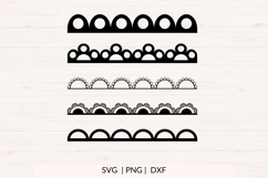 Scallop Border SVG Bundle, Seamless Border Product Image 3