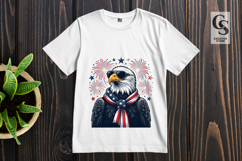 Patriotic Eagle Clipart PNG Product Image 3