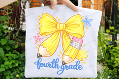 Coquette Back To School Grade PNG Bundle,Back To School Product Image 3