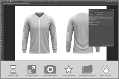 Goalkeeper Long Sleeve Jersey Mockup Product Image 2