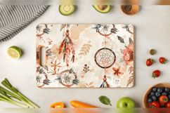 Boho Floral Dreamcatchers Cutting Boards sublimation Design Product Image 3