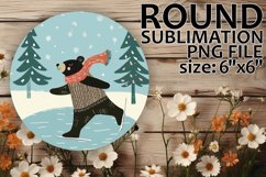 Lovely Circle Design for Coasters , Winter Product Image 1