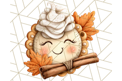 Fall Cookie Clipart PNG, Autumn Sweets Pumpkin Cookies Product Image 3