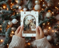 Boho Christmas Card Template Product Image 3