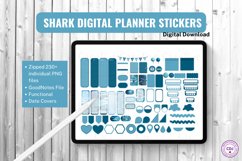 Shark Digital Planner Stickers Product Image 3