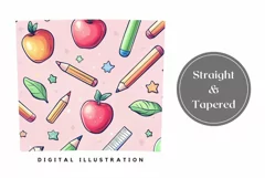School Tumbler Design, Sweet Apples Tumbler Sublimation Product Image 3