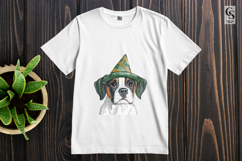 Cute Party Hat Dog Clipart Sublimation PNG Product Image 3