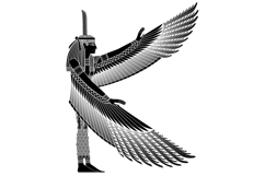 Maat.Egyptian ancient symbol. Culture.Design element. Product Image 3