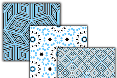 Geometric Seamless digital papers, Seamless pattern Product Image 2
