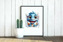 Cute baby dinosaur SVG, Cute baby dinosaur Clipart png Product Image 3