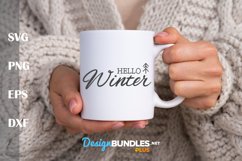 Hello Winter Svg|Christmas Svg Product Image 3