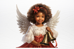 Christmas Angel Sublimation Clipart PNG Product Image 3