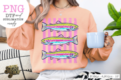 Rainbow Trout PNG | Preppy Lake Days Fish Design Product Image 6