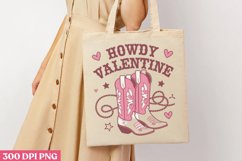 Howdy Valentine PNG, Western Valentine Sublimation PNG Product Image 1