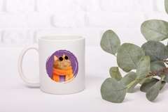 Funny Cat Illustration, Cartoon Cat PNG, Animals PNG Product Image 3