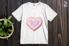 Cute Heart Dessert Clipart Sublimation PNG Product Image 3