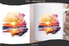 Sunset png design for T-shirts Product Image 3