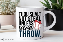 Baseball Thou Shalt Not Steal Sublimation PNG Product Image 2