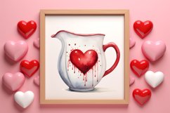 Watercolor Valentines Day Clipart, Christmas Clipart Product Image 3