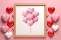 Valentines Day Clipart Love Ballon, Christmas Clipart Product Image 3