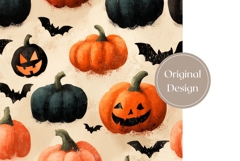 Cartoon Halloween Bats Tumbler, Pumpkin Tumbler Design Product Image 3
