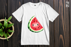 Cute Watercolor Watermelon Clipart PNG Product Image 2