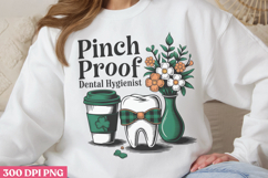 Pinch Proof Dental Hygienist PNG, Dental Sublimation PNG Product Image 3