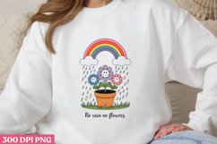 No Rain No Flowers PNG, Mental Health S Product Image 3