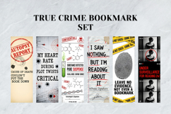 True Crime Bookmark Set,Mystery &amp; Crime Scene Bookmarks Product Image 3