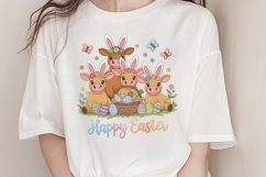 Happy easter PNG, Retro Easter Sublimation PNG Product Image 3
