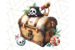 Cartoon Pirate Kids and Animals PNG Clipart for Fun Designs Product Image 3