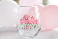 Sweet on you Retro Valentine Day sublimation Design Product Image 3