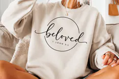 Beloved 1 John 3:1 Christian PNG, Beloved Bible Verse Faith Product Image 3