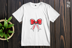 Hand Drawn Heart Bow Clipart Sublimation PNG Product Image 2