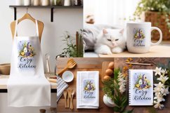Cozy kitchen | Kitchen Dish Towel Sublimation Product Image 2