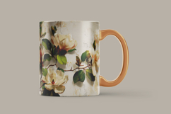 Cream Floral Rose Digital Paper Product Image 2